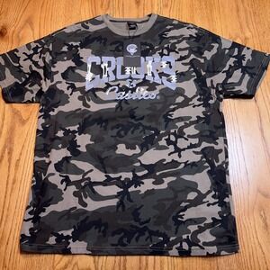 NWT Crooks & Castles Men's XL T-Shirt Skeleton Bones Graphic‎ Short Sleeve Camo